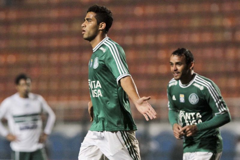 Alan Kardec marcou seus primeiros gols com a camisa do Palmeiras | Ale Cabral / Futura Press / Folhapress