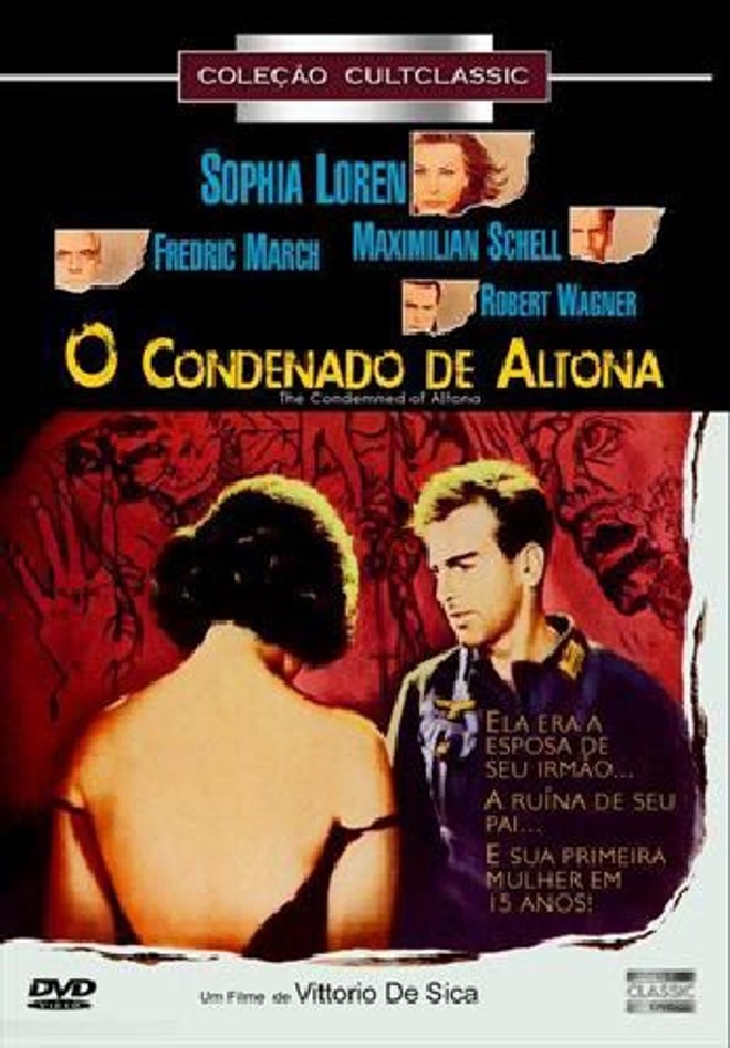 O Condenado de Altona- (The Condemned of Altona. França e Itália, 1962). Direção de Vittorio De Sica. Com Sophia Loren e Maximilian Schell. Cult Classic. 102 min. R$ 29,90. Drama. |