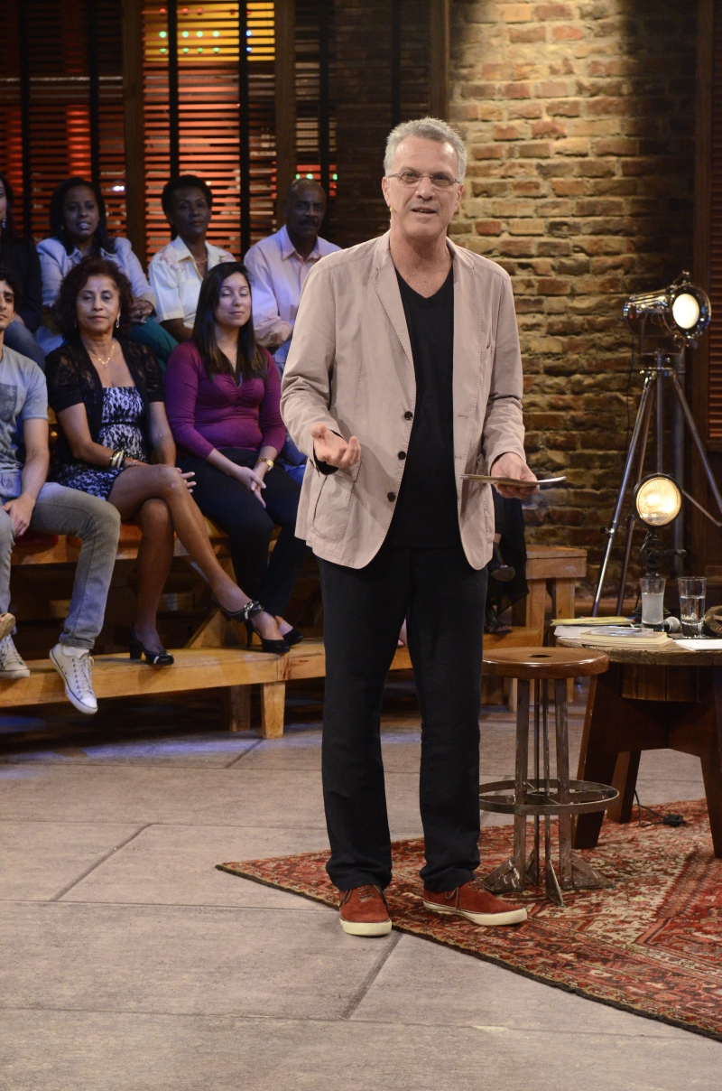 Pedro Bial: superficialidade não é uma imposição do tempo | Raphael Dias/ TV Globo