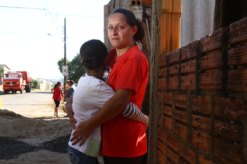 Rosemeire Aparecida Ramos Ananias, guardiã da menina Lara | Roberto Custódio / Gazeta do Povo