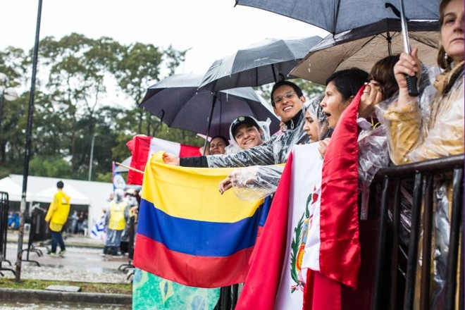 A estimativa da Arquidiocese de Curitiba é que mais de seis mil peregrinos estrangeiros passaram por Curitiba durante a Semana Missionária | 