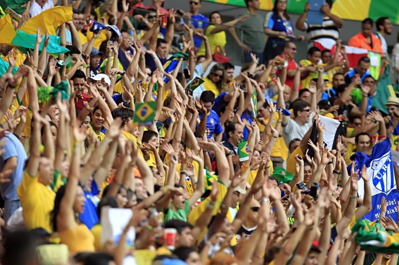 Estádio de Brasília com boa presença de público na Copa das Confederações: conforto, bons jogos e serviço qualificado | Albari Rosa/ Gazeta do Povo