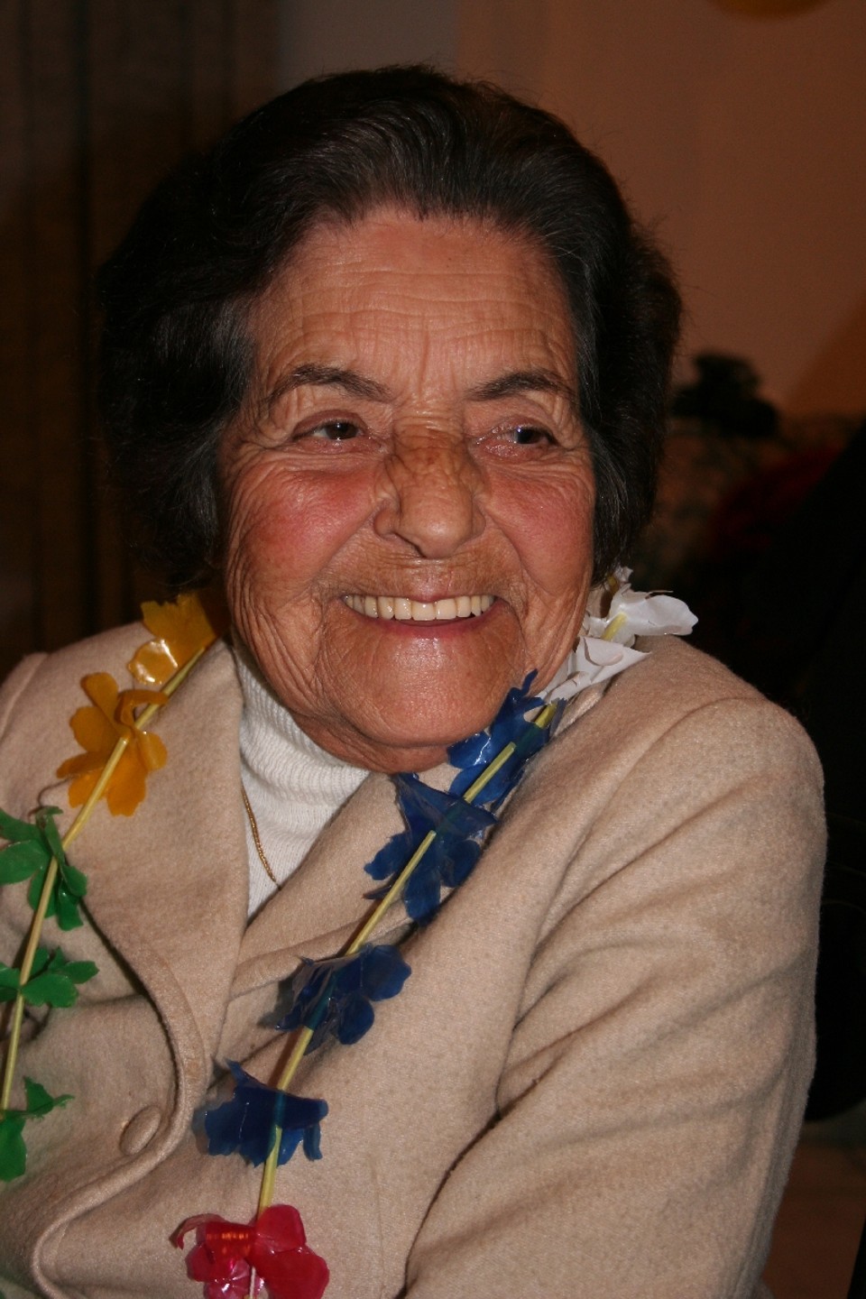 Tudo azul com bolinha branca | Arquivo da família