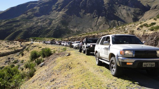 Expedição ao Peru organizada pela Nomade, em 2011. A exigência do seguro Carta Verde é apresentada aos clientes já no check-list da viagem | Fotos: Arquivo pessoal/Gianfranco Guadagnin