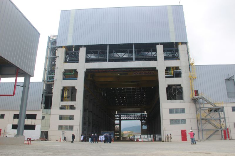 Angar onde estão sendo montados os submarinos brasileiros, em Itaguaí, no Rio de Janeiro | Divulgação