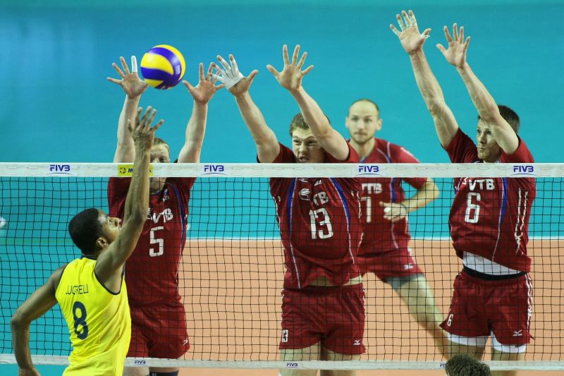 Brasil não conseguiu passar pela Rússia e ficou com o vice da Liga Mundial | Divulgação / FIVB
