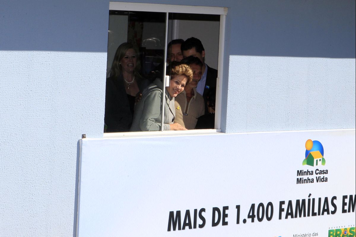 Dilma esteve em Ponta Grossa nesta terça-feira, em um evento de entrega de casas populares | Albari Rosa/Agência de Notícias Gazeta do Povo