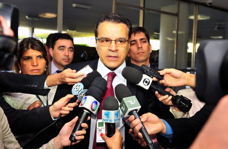 Henrique Alves: sete parentes dele pegaram carona em avião oficial para assistir à final da Copa das Confederações | Rodolfo Stuckert/Ag. Câmara