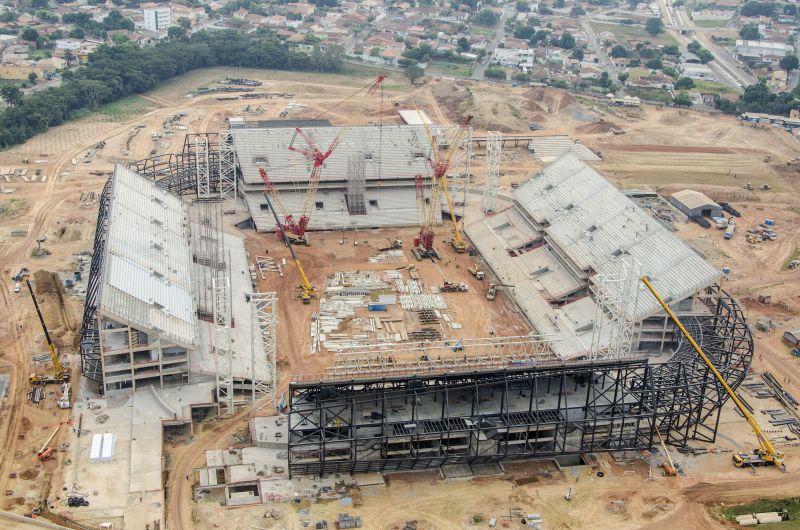 Orçamento total das obras na Arena Pantanal é de R$ 537 milhões | Ministério do Esporte