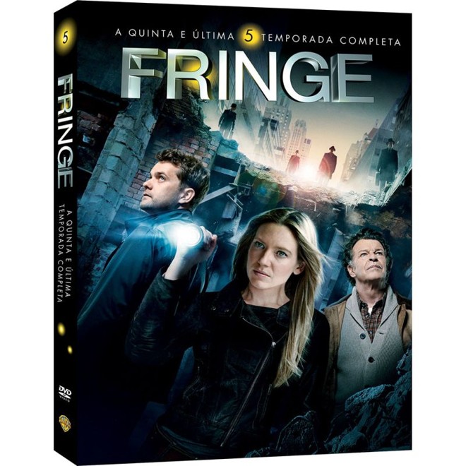 Fringe - 5ª temporada. Estados Unidos, 2013. Warner. Caixa com quatro discos. Classificação indicativa: 14 anos. Preço médio: R$ 99,90. Ficção científica |