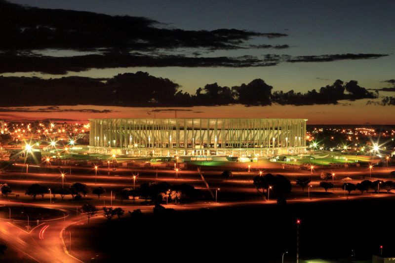 Estádio Nacional de Brasília virou uma das casas do Flamengo no Brasileirão | Albari Rosa / Gazeta do Povo