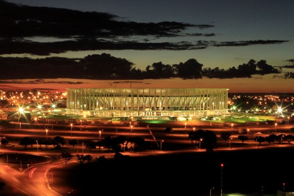 Para presidente da CBF, Estádio Nacional é Estádio Nacional de Brasília virou uma das casas do Flamengo no Brasileirão | Albari Rosa / Gazeta do Povo