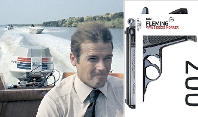 Viva e Deixe Morrer- Segundo romance de James Bond, lançado originalmente em 1954 e adaptado para o clássico do cinema em 1973, com Roger Moore no papel e música tema de Paul McCartney. O vilão é Mr. Big, um gângster negro do Harlem, cujos negócios ilegais se estendem ao contrabando de tesouros antigos e ao fornecimento de verbas à Smersh, o braço mais letal do serviço secreto soviético. Adepto do vodu, ele também enfeitiça seus capangas. Bond viaja ao bairro do jazz em Nova York, aos Everglades na Flórida e ao Caribe. 007 se vê ainda enredado pelos encantos da bond girl Solitaire, que usa sua beleza e magia negra para tentar derrubar o espião. |