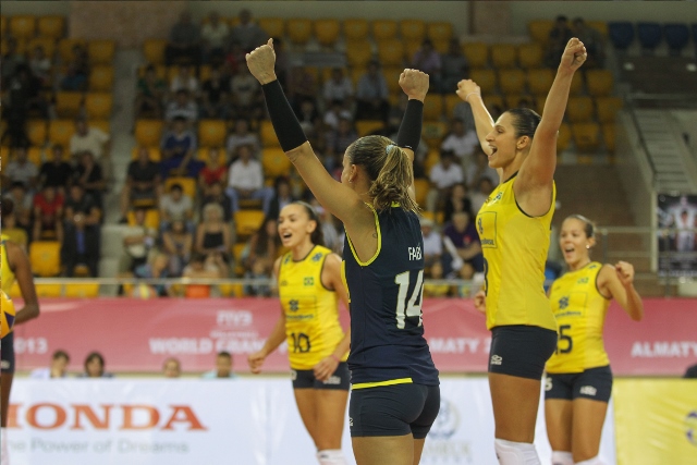 Brasileiras vencem a Holanda no Grand Prix | Divulgação / CBV