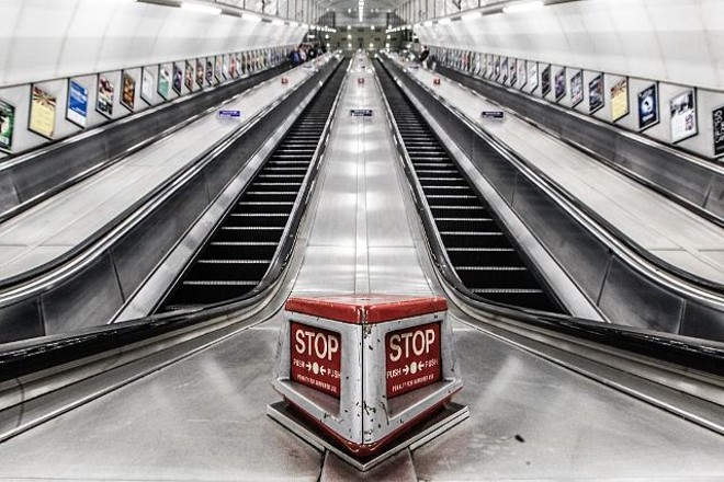Estação Holborn: o fotógrafo registrou as estações durante as Olimpíadas de 2012 |