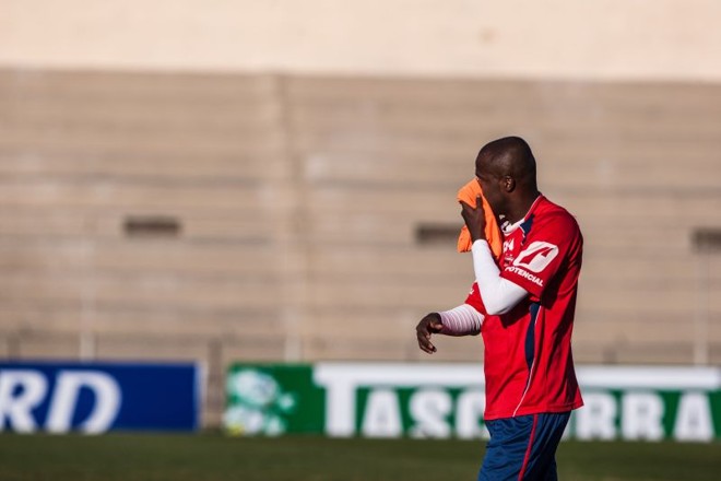 Recuperado de lesão, o atacante Reinaldo volta a ser titular nesta noite, contra o Joinville, na Vila Capanema | Brunno Covello/ Gazeta do Povo