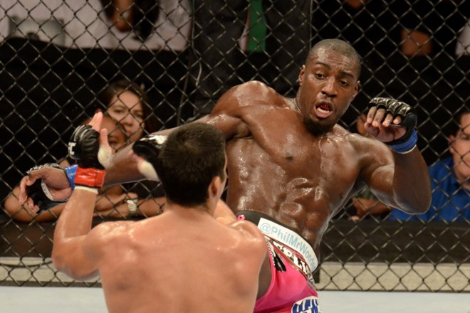 Davis e Machida fizeram duelo acirrado no Rio |