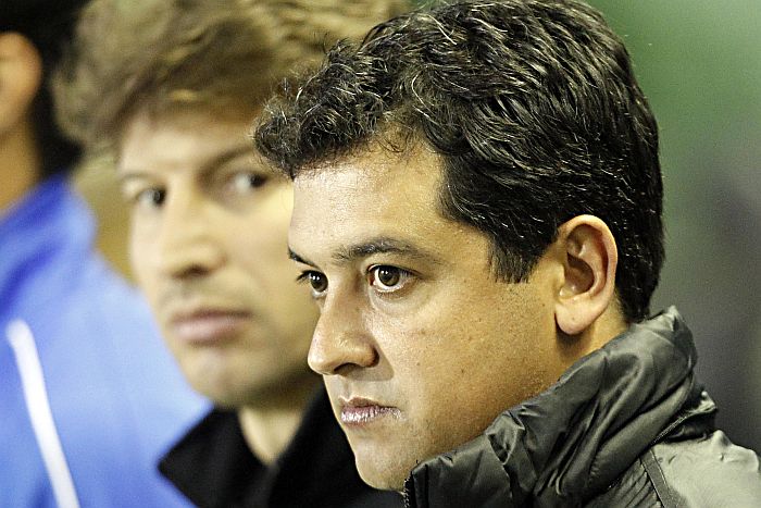 Para o técnico Marquinhos Santos, Coritiba terá de se superar diante da pressão da torcida do Criciúma sábado | Albari Rosa / Gazeta do Povo