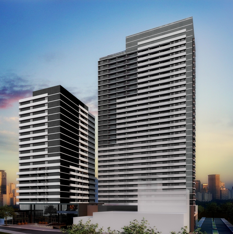 Empreendi-mento misto terá quartos de hotel administra-dos pela NH Hotel | Divulgação