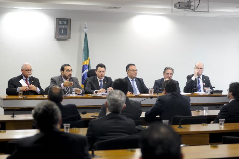 Ato no Senado reuniu defensores dos novos tribunais regionais federais | Geraldo Magela/Ag/ Senado