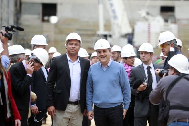 Ronaldo, membro do COL, e Gustavo Fruet, prefeito de Curitiba | 