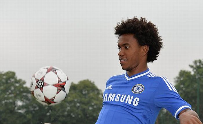 Willian atuará com a camisa 22 pelo Chelsea | Divulgação Chelsea
