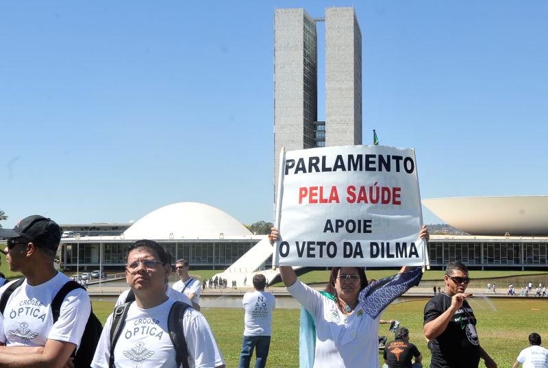 Protesto também ocorreu em outras cidades, como Brasília | Antonio Cruz/ ABr