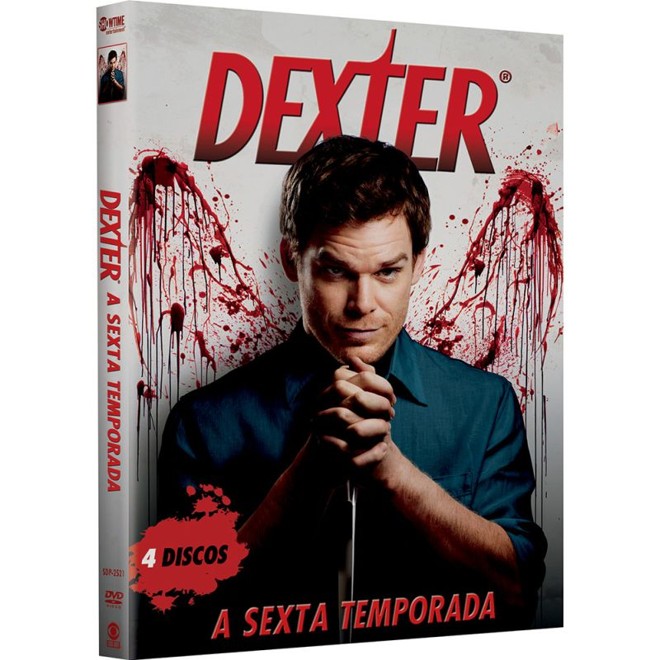 Dexter - 6ª temporada. Estados Unidos, 2012. Paramount/Showtime. Caixa com quatro discos. Classificação indicativa: 18 anos. Preço médio: R$ 79,90. Policial |