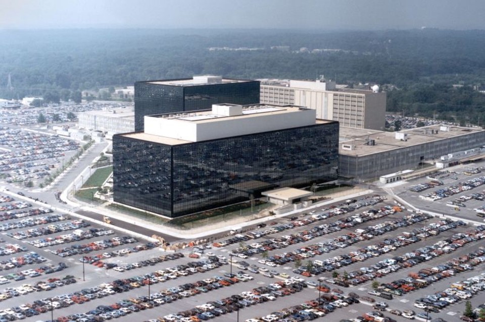 Vista aérea da Agência de Segurança Nacional em Fort Meade, no estado de Maryland, de onde os EUA monitoram dados | NSA/Reuters