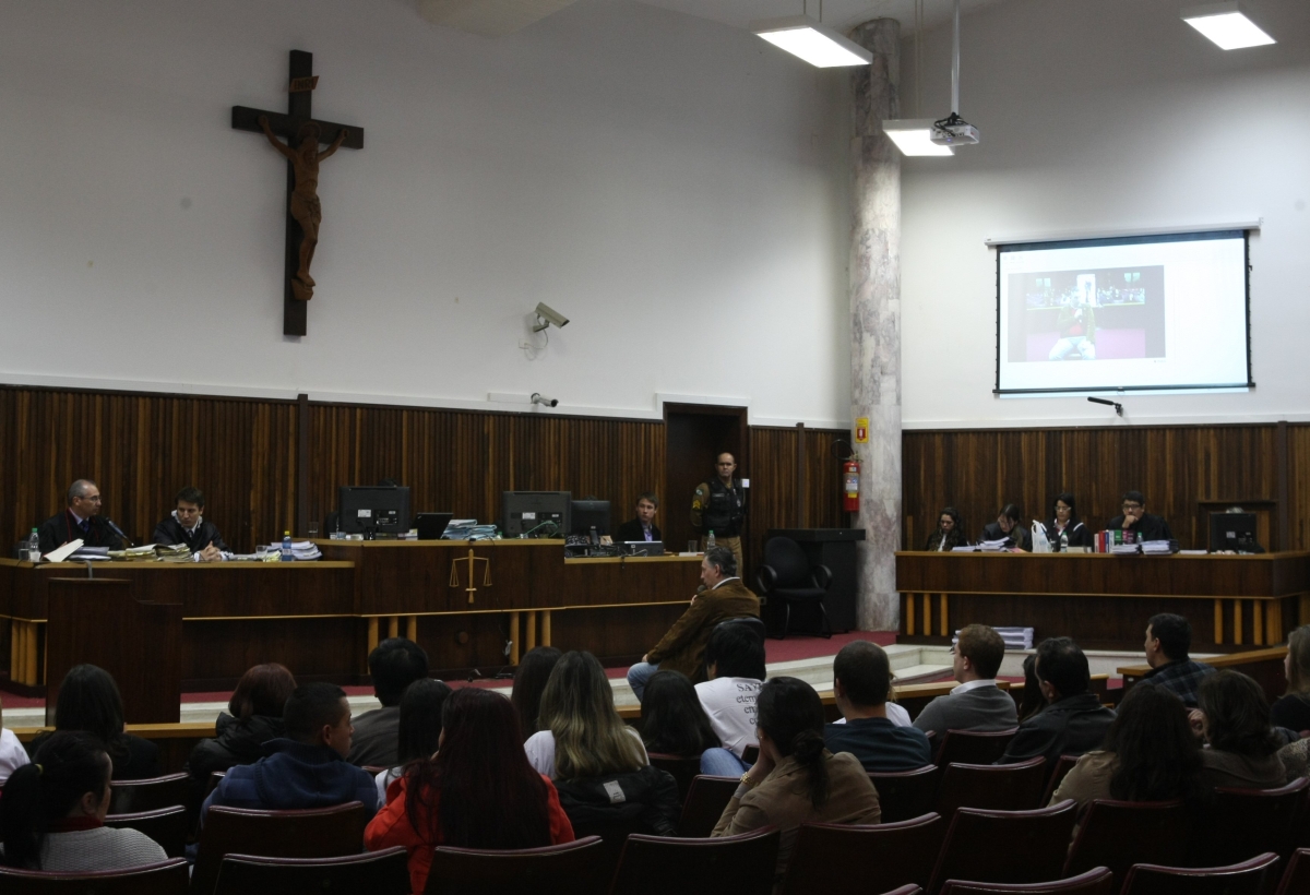 Julgamento foi feito na 1ª Vara Criminal do Tribunal do Júri, em Curitiba | Aniele Nascimento/Agência de Notícias Gazeta do Povo