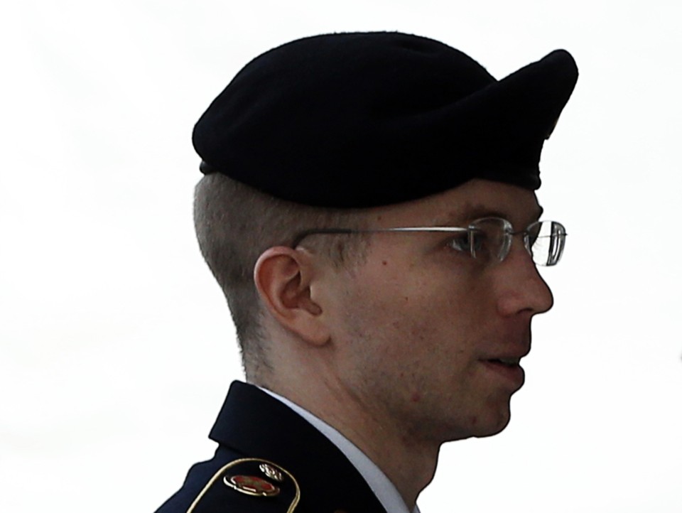 Bradley Manning chega para sua audiência de sentença nos Estados Unidos | Reuters/Kevin Lamarque