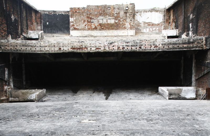 Palco do Ouro Verde: teatro foi destruído por um incêndio | Roberto Custódio/ Jornal de Londrina