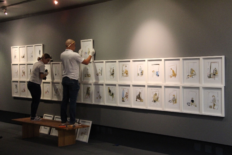 Preparativos para a Bienal Internacional de Curitiba 2013: 150 artistas espalhados por 100 espaços da cidade | Maíta Franco/Divulgação