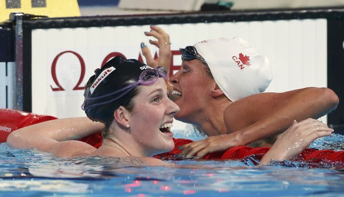 Missy Franklyn, de 18 anos, venceu a prova dos 200 metros costas com o tempo de 2min04s76 | Reuters