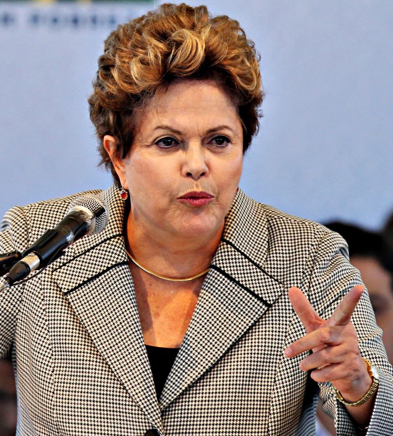 Na véspera das votações, Dilma discursou sobre a multa do FGTS e a estabilidade econômica | Josué Teixeira/ Gazeta do Povo