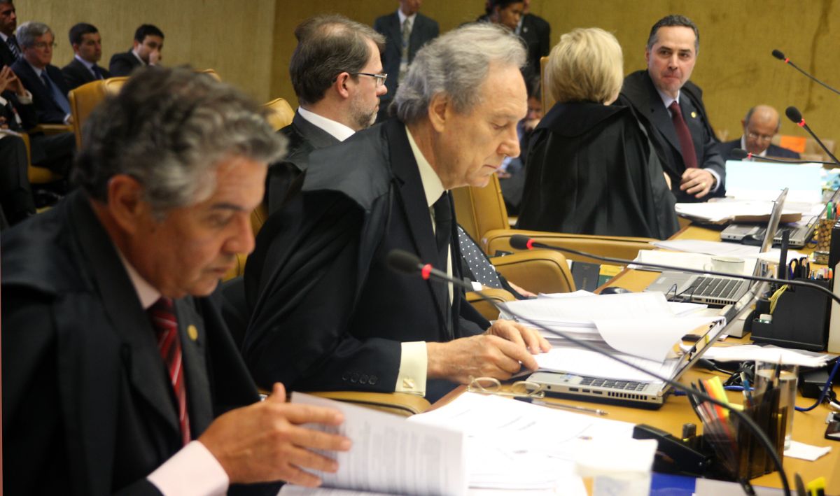 Julgamento dos embargos da Ação Penal 470, o processo do mensalão, no STF nesta quarta-feira (14) | Gervásio Baptista / STF / Divulgação