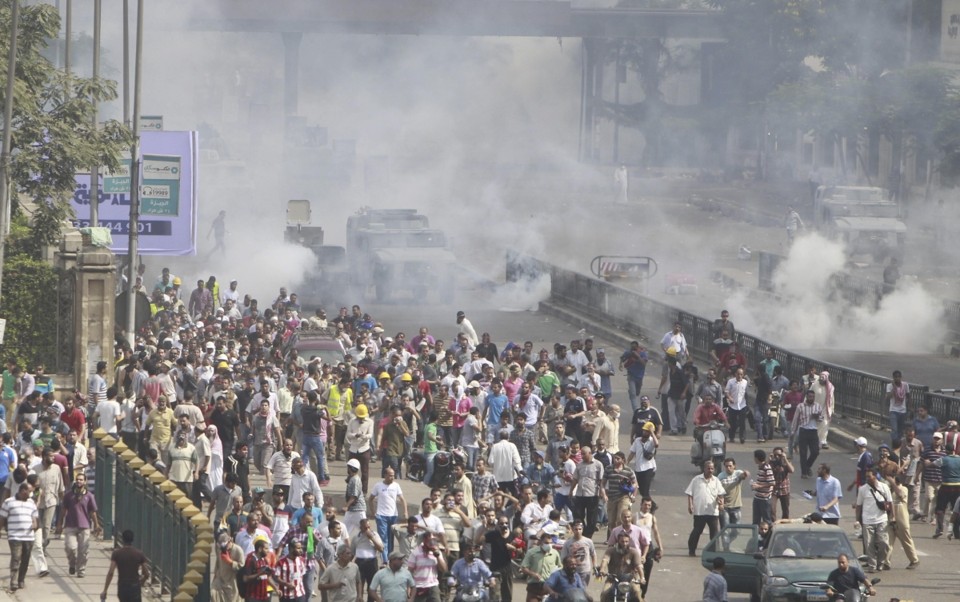 Multidão de manifestantes marcha pelas ruas do Cairo | Reuters/Mohamed Abd El Ghany
