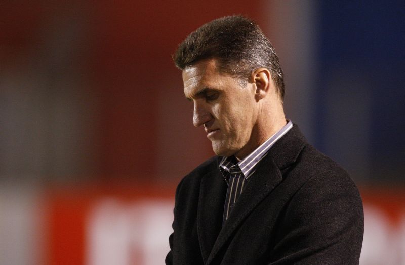 Mancini tem respondido questionamentos de sócios do Atlético após as partidas da equipe | Hugo Harada / Gazeta do Povo