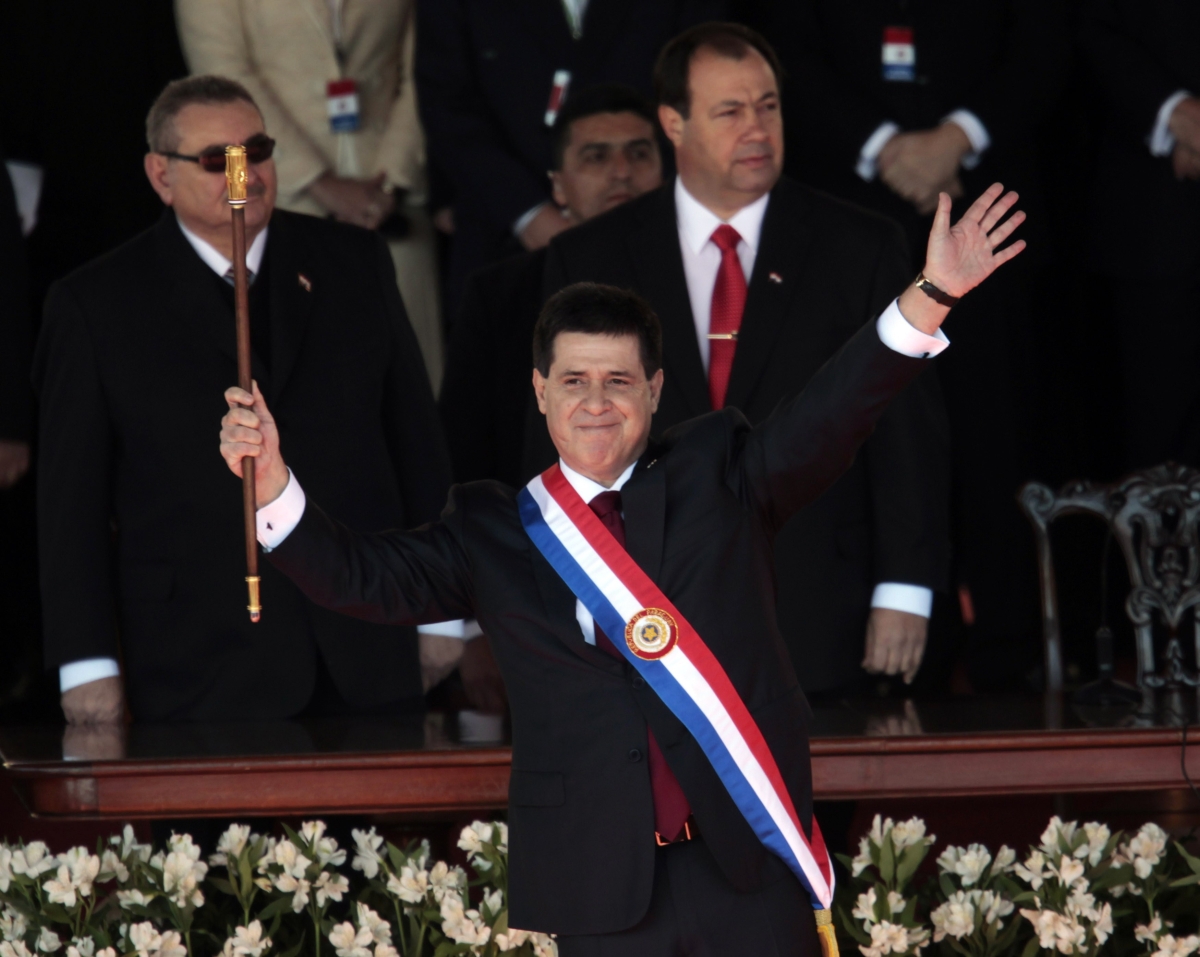 Cartes foi empossado como presidente do Paraguai nesta quinta-feira (15) | Reuters/Jorge Adorno