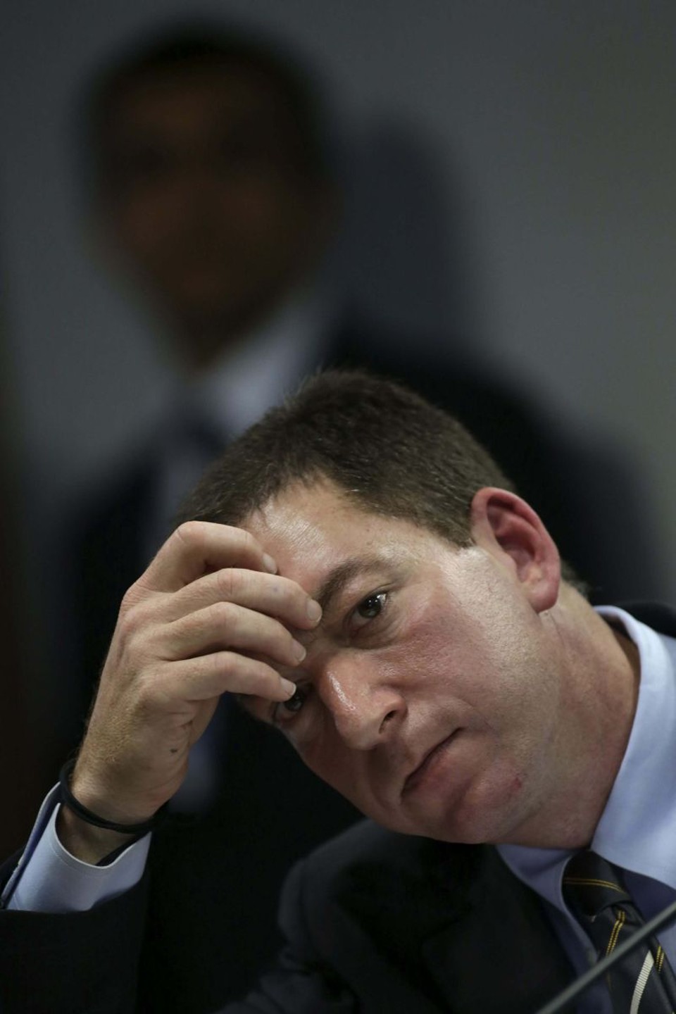 Greenwald classificou a detenção do companheiro como um ataque à liberdade de imprensa e ao processo de apuração | Ueslei Marcelino/Reuters