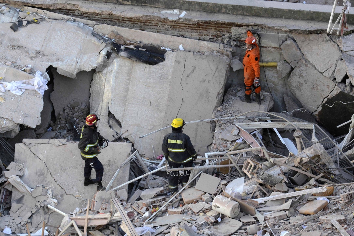 A prefeita de Rosario disse que a busca pelas oito pessoas que ainda estão desaparecidas continua | Reuters/Federico Fernandez