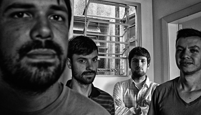 Os sócios da O Quadro (da esq. à dir): Christopher Faust, Wellington Sari, Evandro Scorsin e Anderson Simão: sem sucesso na captação via pessoa física | Jonathan Campos/Gazeta do Povo