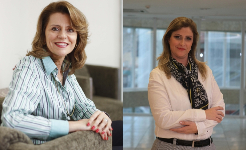 Raquel Cherubini Caldeira, coach; Luciana Maria Fiori de Oliveira, gerente contábil do Grupo Boticário | Daniel Castellano/Gazeta do Povo; Ivonaldo Alexandre/Gazeta do Povo