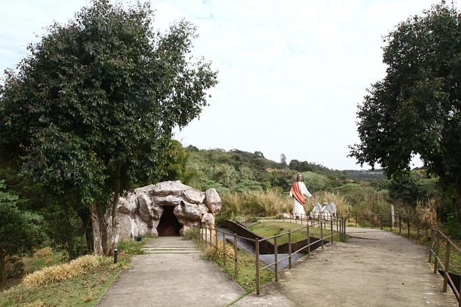 Parque da Redenção, em Apucarana, incluído na Rota da Fé do Norte do Paraná |