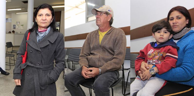 Áurea Silva, diarista; Lourival Souza, aposentado e Gil Silveira, dona de casa, com o filho Natan | Fotos: Antonio More/ Gazeta do Povo