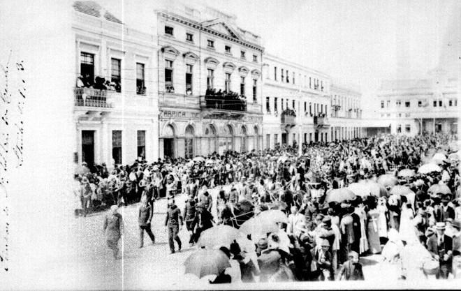 ... passou pela Rua Barão do Rio Branco... | 