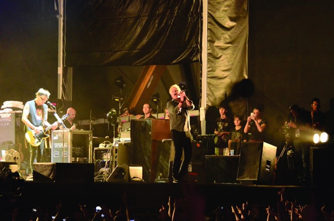 The Offspring se apresentou no palco Sunset |