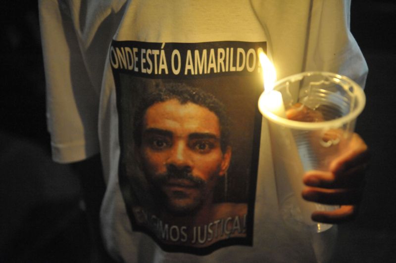 Camiseta com foto de Amarildo | Fernanda Frazão/ABr