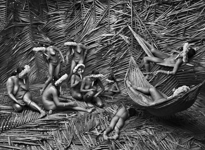 Foto da exposição Gênesis, do fotógrafo brasileiro Sebastião Salgado |