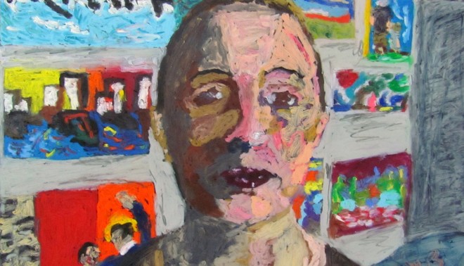 Retrato da namorada do artista. "O vidro me ajuda a encontrar essa transparência nas pessoas. Pinto as sombras e as luzes se revelam" | Divulgação Greg Burns
